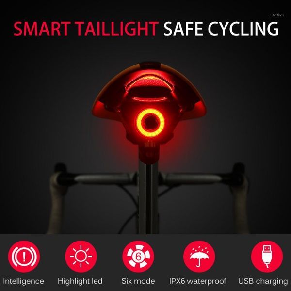 bicycle road mountain bike rear light auto start/sbrake sensing ipx6 waterproof led charging cycling taillight1
bicycle road mountain bike rear light auto start/sbrake sensing ipx6 waterproof led charging cycling taillight1
