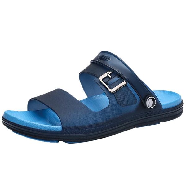 slippers men's beach seaside vacation flat shoes with quick-drying buckles mens solid hook hollow out breathable, Black
slippers men's beach seaside vacation flat shoes with quick-drying buckles mens solid hook hollow out breathable, Black