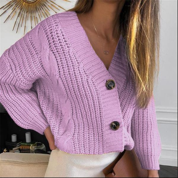 korean knit cardiagns 2021 new autumn winter sweater for womens solid color v neck loose twist button knitted cardigan lady, White;black
korean knit cardiagns 2021 new autumn winter sweater for womens solid color v neck loose twist button knitted cardigan lady, White;black