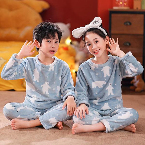 pajamas 2021 flannel sets kids girls cartoon sleepwear winter warm children's clothing baby's boys pyjamas suits 3-12years, Blue;red
pajamas 2021 flannel sets kids girls cartoon sleepwear winter warm children's clothing baby's boys pyjamas suits 3-12years, Blue;red