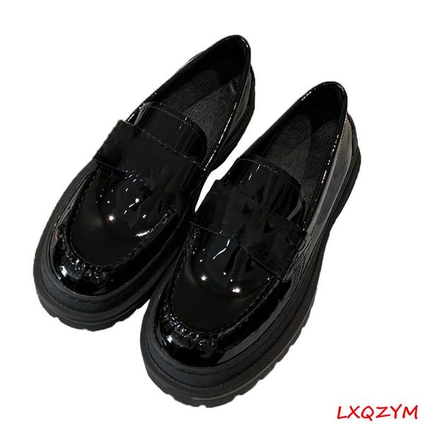 dress shoes brand design classic female single pumps genuine leather thick soled loafers spring autumn solid bare plus size, Black
dress shoes brand design classic female single pumps genuine leather thick soled loafers spring autumn solid bare plus size, Black