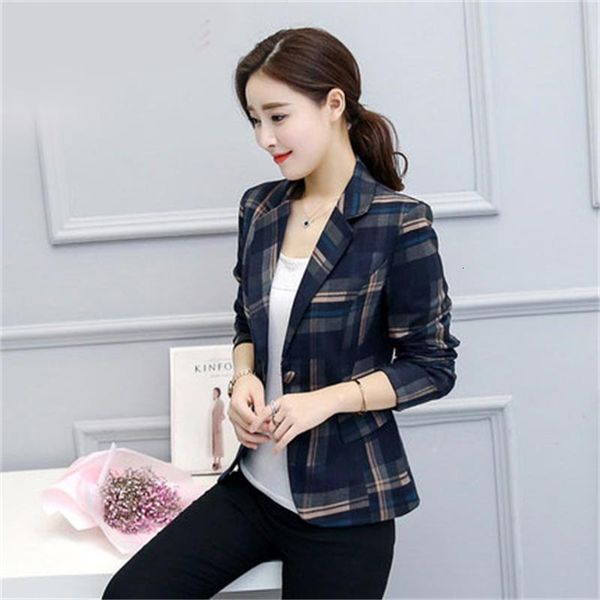 small suit female jacket 2021 spring and autumn new plaid west body slim long sleeve short women's clothing p7fm, White;black
small suit female jacket 2021 spring and autumn new plaid west body slim long sleeve short women's clothing p7fm, White;black
