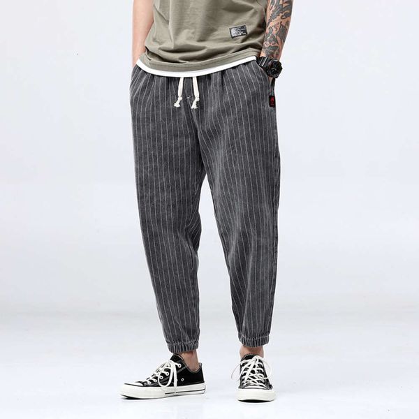 autumn pants men's capris show thin stripes men's loose legged big size fat casual jeans harem pants, Blue
autumn pants men's capris show thin stripes men's loose legged big size fat casual jeans harem pants, Blue
