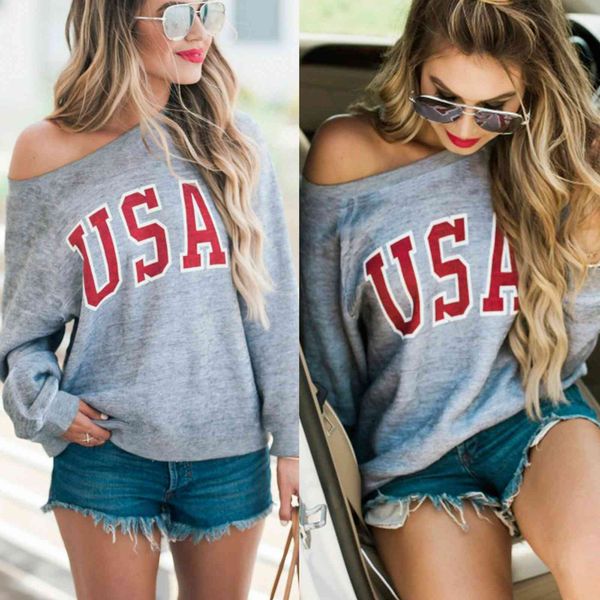 luxury brand hoodie and jacket coats women's new printed usa large loose diagonal neck women's sweater, Black
luxury brand hoodie and jacket coats women's new printed usa large loose diagonal neck women's sweater, Black