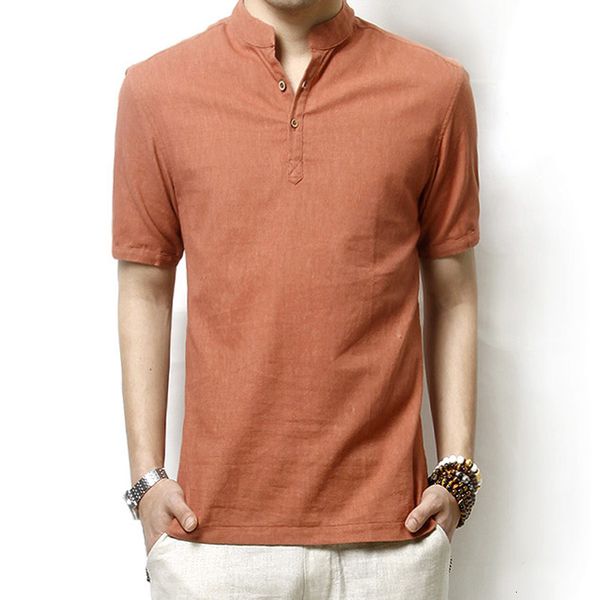 2021 new men's short sleeve cotton plus size casual 5 color tees summer business linen retro t-shirts lj2248 zklg, White;black
2021 new men's short sleeve cotton plus size casual 5 color tees summer business linen retro t-shirts lj2248 zklg, White;black