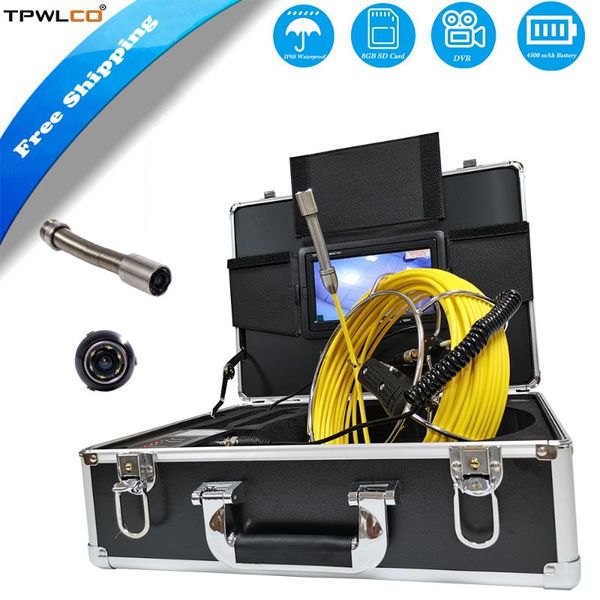 drain pipe inspection endoscope system with 23mm camera head dvr meter counter abs case 7" monitor 20/30m cable
drain pipe inspection endoscope system with 23mm camera head dvr meter counter abs case 7" monitor 20/30m cable