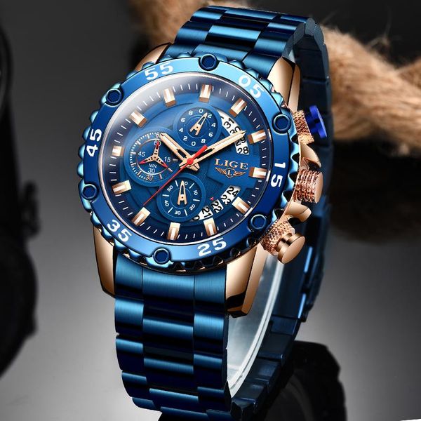 wristwatches lige mens watches classic aesthetic design man watch sport waterproof stainless wristwatch men quartz relogio masculino+box, Slivery;brown
wristwatches lige mens watches classic aesthetic design man watch sport waterproof stainless wristwatch men quartz relogio masculino+box, Slivery;brown
