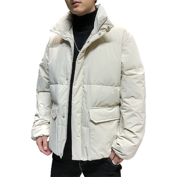 new men's solid color down jacket winter soft comfortable casual windproof waterproof men warm fashion stand collar coats, Black
new men's solid color down jacket winter soft comfortable casual windproof waterproof men warm fashion stand collar coats, Black