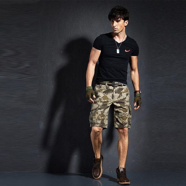 men's shorts cargo men 2021 mens casual male loose work man short pants, White;black
men's shorts cargo men 2021 mens casual male loose work man short pants, White;black