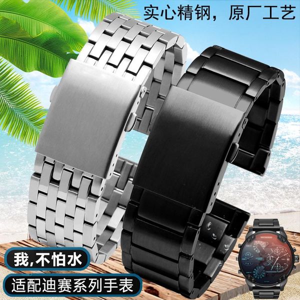 watch bands solid stainless steel strap suitable for men's large dial dz7395 dz7370 band 22 24 26 28 30mm, Black;brown
watch bands solid stainless steel strap suitable for men's large dial dz7395 dz7370 band 22 24 26 28 30mm, Black;brown