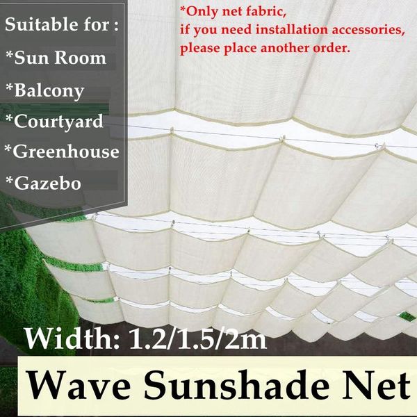 shade wave sunshade white net width 1.2/1.5/2m hdpe anti-uv shading fabric home terrace balcony canopy garden shadow awning
shade wave sunshade white net width 1.2/1.5/2m hdpe anti-uv shading fabric home terrace balcony canopy garden shadow awning