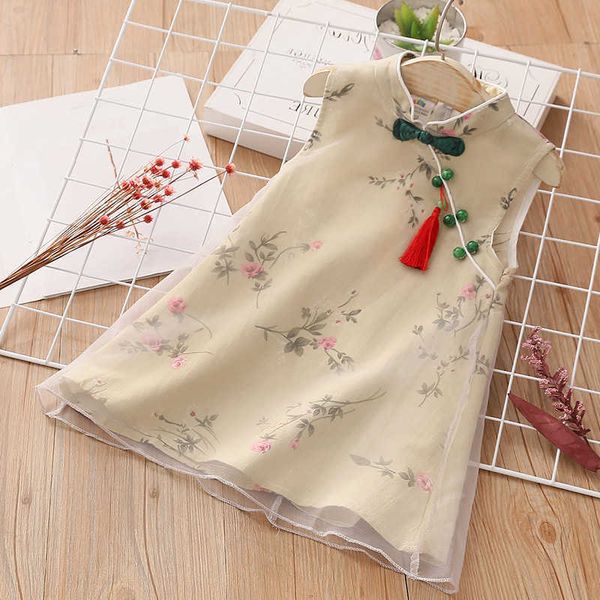 summer 2-12 years chinese sleeveless cheongsam crew neck tassel princess chiffon kids girls dresses for party and wedding 210529, Red;yellow
summer 2-12 years chinese sleeveless cheongsam crew neck tassel princess chiffon kids girls dresses for party and wedding 210529, Red;yellow