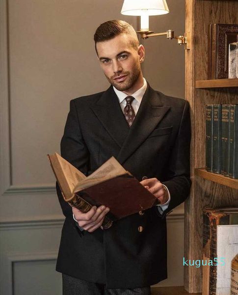 men's suits & blazers fashion black men blazer 2 piece groom tuxedos for wedding formal prom suit (jacket+pants) chic streetwear double, White;black
men's suits & blazers fashion black men blazer 2 piece groom tuxedos for wedding formal prom suit (jacket+pants) chic streetwear double, White;black