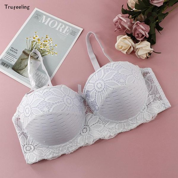 bras trufeeling women lace hollow strappy push up bra ladies solid color unlined strapless 1/2 cup balcony wedding, Red;black
bras trufeeling women lace hollow strappy push up bra ladies solid color unlined strapless 1/2 cup balcony wedding, Red;black