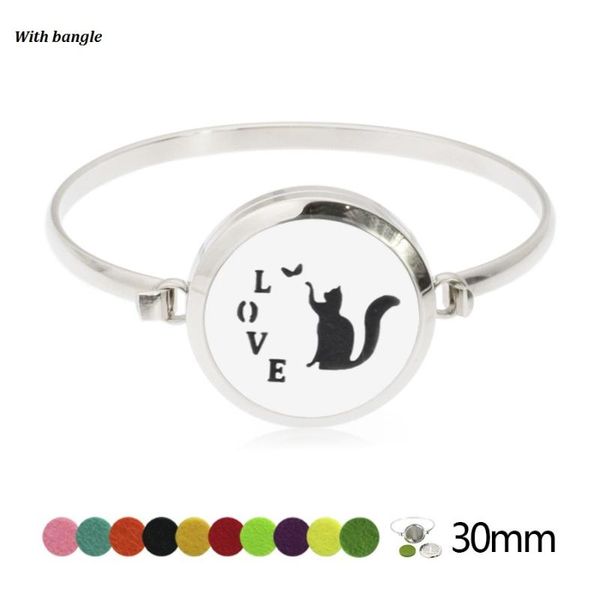 link, chain bangle bracelet for women kids jewelry stainless steel diffuser locket twist screw perfume aroma essential oil 10pads gift, Black
link, chain bangle bracelet for women kids jewelry stainless steel diffuser locket twist screw perfume aroma essential oil 10pads gift, Black