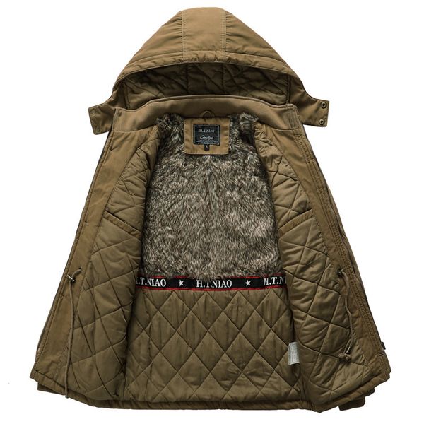 2021 New Winter Style Thick Warm Fleece Parka Coat Multi-pockets Jacket Hooded Windbreaker Outwear Men 5xl Or1h, Black
2021 New Winter Style Thick Warm Fleece Parka Coat Multi-pockets Jacket Hooded Windbreaker Outwear Men 5xl Or1h, Black