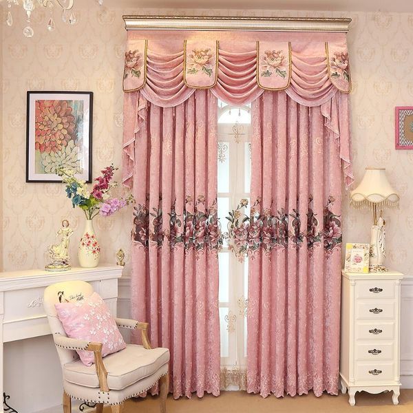 curtain & drapes european curtains for bedroom rural style shading cloth embroidered pink living dining room
curtain & drapes european curtains for bedroom rural style shading cloth embroidered pink living dining room