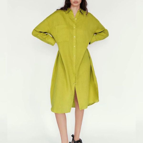 casual dresses midi women yellow long sleeve shirt dress ladies loose chic asymmetric button vestidos de mujer, Black;gray
casual dresses midi women yellow long sleeve shirt dress ladies loose chic asymmetric button vestidos de mujer, Black;gray