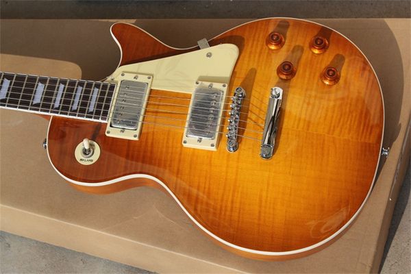 2021 new style electric guitar, a piece of neck & body, frets binding, tobacco burst maple electric guitar guitars guitarra
2021 new style electric guitar, a piece of neck & body, frets binding, tobacco burst maple electric guitar guitars guitarra