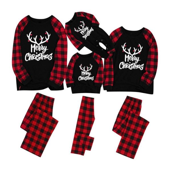xmas family pajamas set kids christmas rompers pyjamas nightwear baby romper merry christmas family matching outfits, Black;red
xmas family pajamas set kids christmas rompers pyjamas nightwear baby romper merry christmas family matching outfits, Black;red