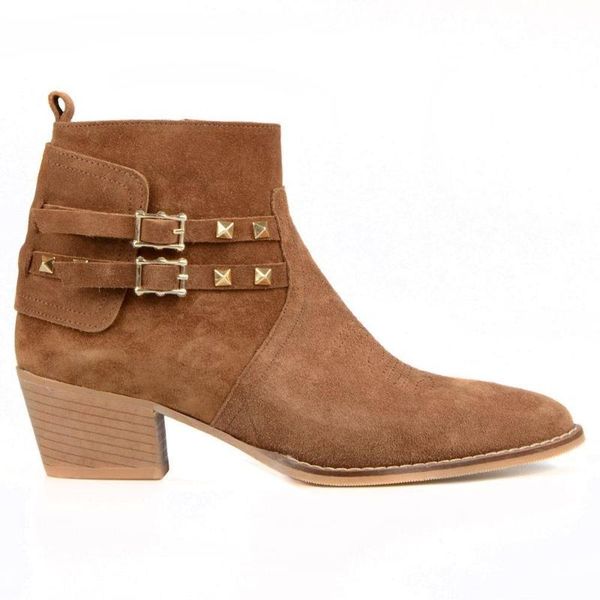 boots footcourt- suede tan women ankle ladies rivet metal buckle female chunky heels fashion platform shoes luxury botas mujer, Black
boots footcourt- suede tan women ankle ladies rivet metal buckle female chunky heels fashion platform shoes luxury botas mujer, Black