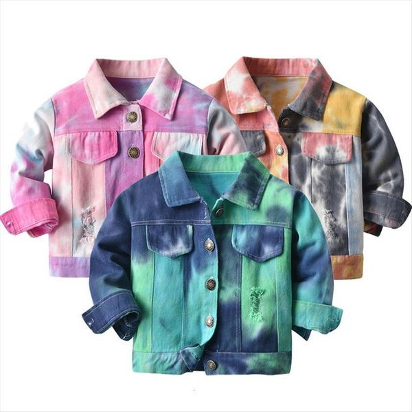 1 10y spring autumn girls boys denim jacket coat kids casual clothes tie dye long sleeved fashion, Blue;gray
1 10y spring autumn girls boys denim jacket coat kids casual clothes tie dye long sleeved fashion, Blue;gray