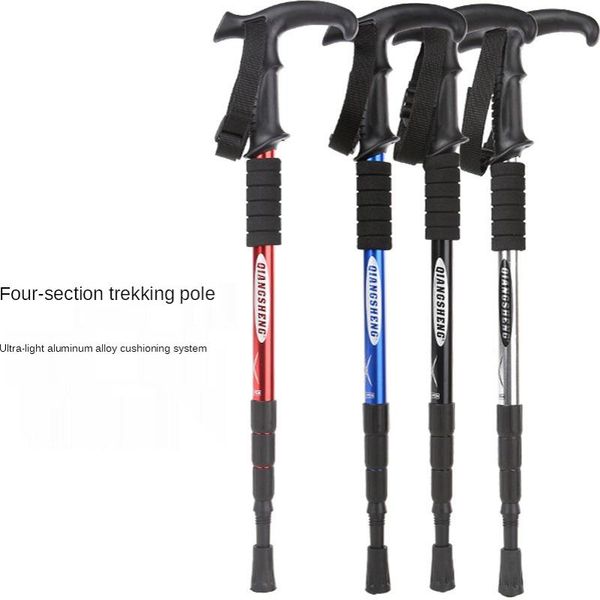 trekking poles four section t-handle climbing stick ultra light outdoor walking aluminum alloy
trekking poles four section t-handle climbing stick ultra light outdoor walking aluminum alloy
