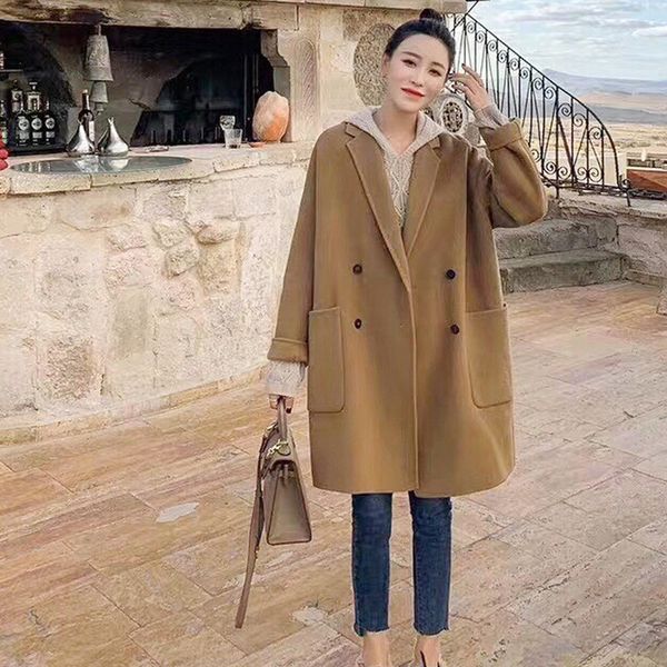 women's wool & blends autumn winter coat fashion korean style women outwear s female clothes manteau femme hiver wpy1318 qvay, Black
women's wool & blends autumn winter coat fashion korean style women outwear s female clothes manteau femme hiver wpy1318 qvay, Black