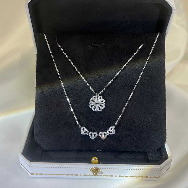 men's and women's four leaf three leaf pendant necklace, luxury jewelry, lucky charm, fashion, Silver
men's and women's four leaf three leaf pendant necklace, luxury jewelry, lucky charm, fashion, Silver