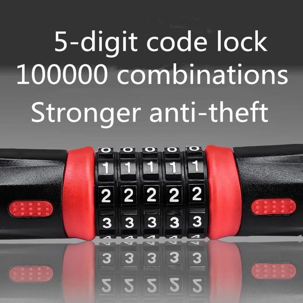 bike locks mountain 5 digit password keyless chain lock bold and strong anti-theft safety combination digital multi-purpose
bike locks mountain 5 digit password keyless chain lock bold and strong anti-theft safety combination digital multi-purpose