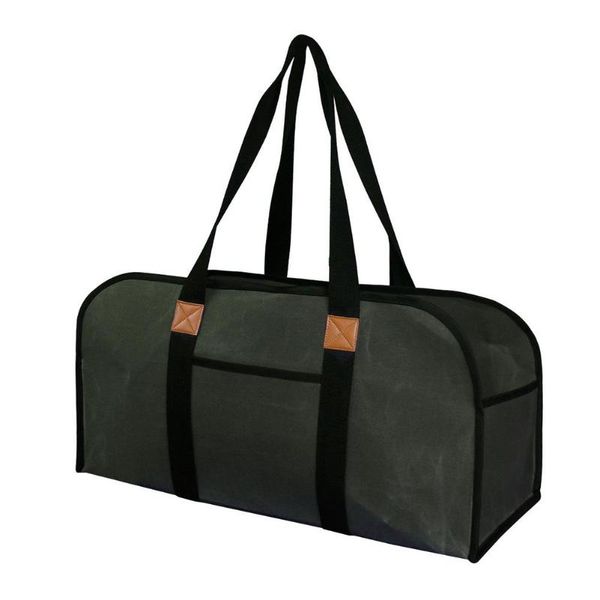 storage bags waxed canvas bag firewood with handle portable fire wood basket log carrying carrier tool organizer
storage bags waxed canvas bag firewood with handle portable fire wood basket log carrying carrier tool organizer
