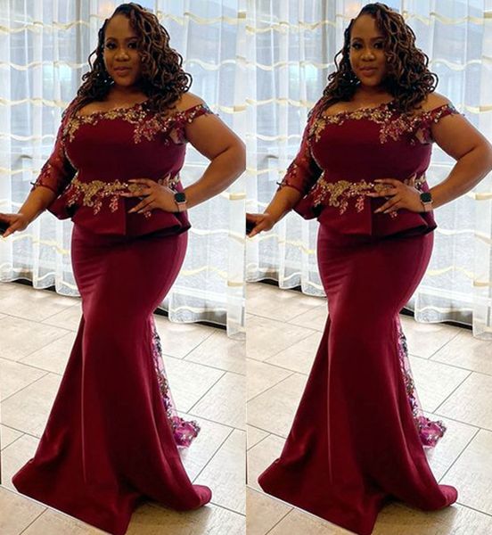 2022 plus size arabic aso ebi burgundy mermaid prom dresses lace one shoulder evening formal party second reception bridesmaid gowns dress z, Black
2022 plus size arabic aso ebi burgundy mermaid prom dresses lace one shoulder evening formal party second reception bridesmaid gowns dress z, Black