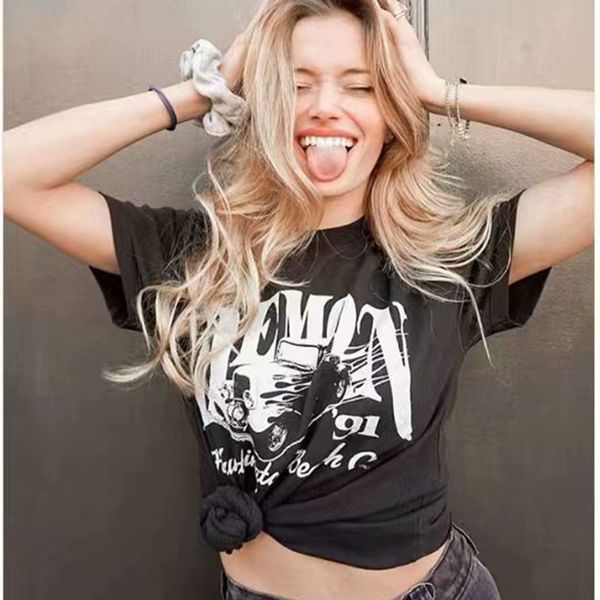 2021 vintage graphic print tee women new short sleeve o neck black cotton pullover summer streetwear casual t shirt female 6vj1, White
2021 vintage graphic print tee women new short sleeve o neck black cotton pullover summer streetwear casual t shirt female 6vj1, White