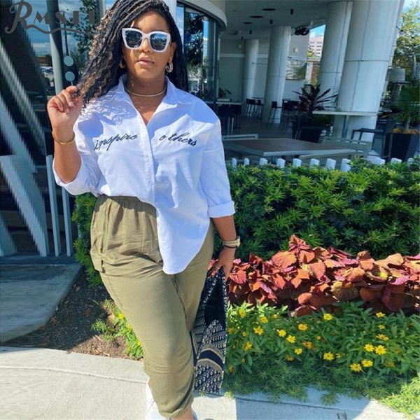 women's t-shirt rmsfe 2021 office lady beach elegant fashion high street loose shirt casual cloth women full sleeve hip, White
women's t-shirt rmsfe 2021 office lady beach elegant fashion high street loose shirt casual cloth women full sleeve hip, White
