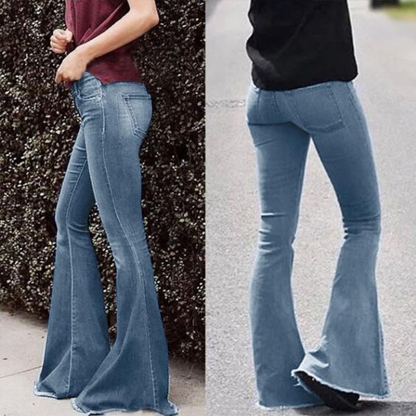women's jeans 2021 high waist wide leg brand women skinny vintage flare plus size pant streetwear pocket stretch slim #gh, Blue
women's jeans 2021 high waist wide leg brand women skinny vintage flare plus size pant streetwear pocket stretch slim #gh, Blue