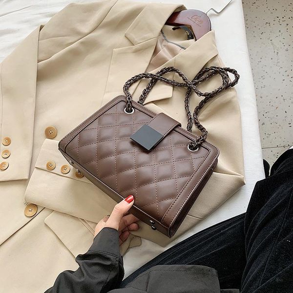 evening bags lattice diamond pu leather crossbody bag for women 2021 winter chain designer shoulder handbags women's trend hand
evening bags lattice diamond pu leather crossbody bag for women 2021 winter chain designer shoulder handbags women's trend hand