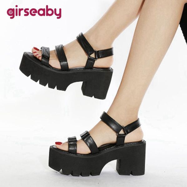 sandals girseaby 2021 ladies open toe 8cm block heels buckle simple classic platform soft comfort big size 35-42 b2369, Black
sandals girseaby 2021 ladies open toe 8cm block heels buckle simple classic platform soft comfort big size 35-42 b2369, Black