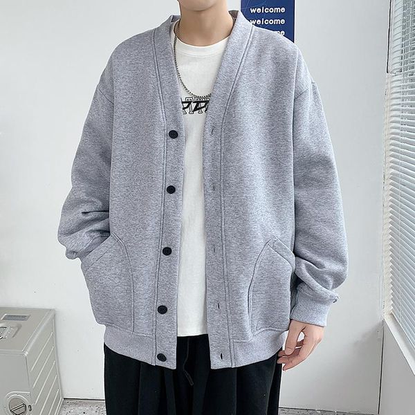 men's jackets 2021 autumn casual jacket coat single breasted v-neck solid outfit korean style big size streetwear clothing black gray, Black;brown
men's jackets 2021 autumn casual jacket coat single breasted v-neck solid outfit korean style big size streetwear clothing black gray, Black;brown