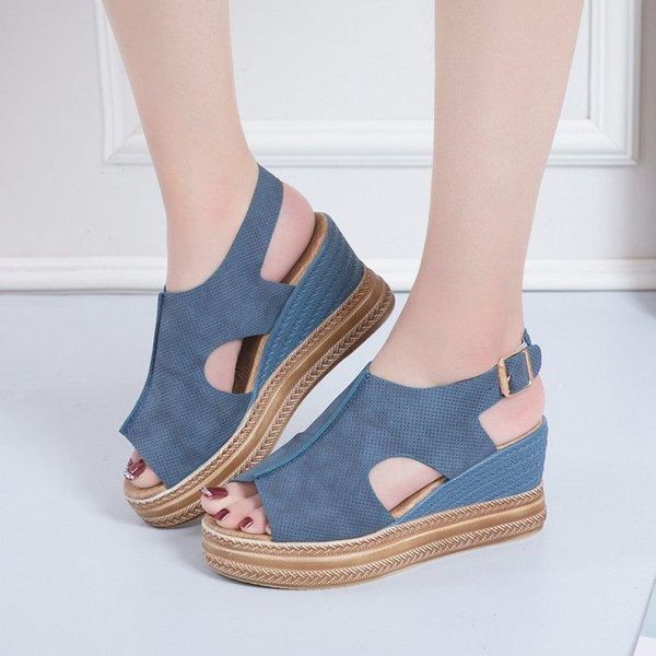 sandals 2021 fashion women wedge shoes high heel summer casual women's thick-soled outdoor beach, Black
sandals 2021 fashion women wedge shoes high heel summer casual women's thick-soled outdoor beach, Black