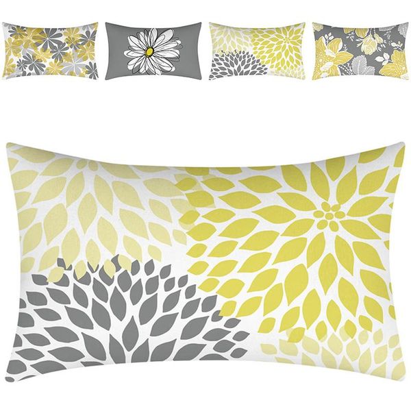 pillow case 30*50cm yellow gray velvet cushion cover rectangular daisy flower printed pillowcase home decorative textiles
pillow case 30*50cm yellow gray velvet cushion cover rectangular daisy flower printed pillowcase home decorative textiles