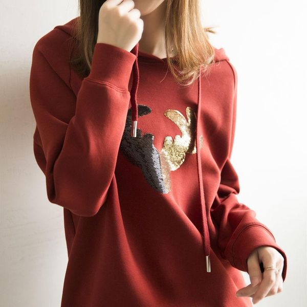 women's hoodies & sweatshirts women oversized pullover autumn and winter thick loose clothes fleece harajuku, Black
women's hoodies & sweatshirts women oversized pullover autumn and winter thick loose clothes fleece harajuku, Black
