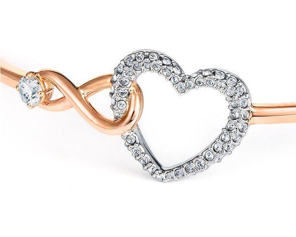 heart and key infinity bracelet charm fashion jewelry cross bangle for women weding rose gold lady gift, Black
heart and key infinity bracelet charm fashion jewelry cross bangle for women weding rose gold lady gift, Black