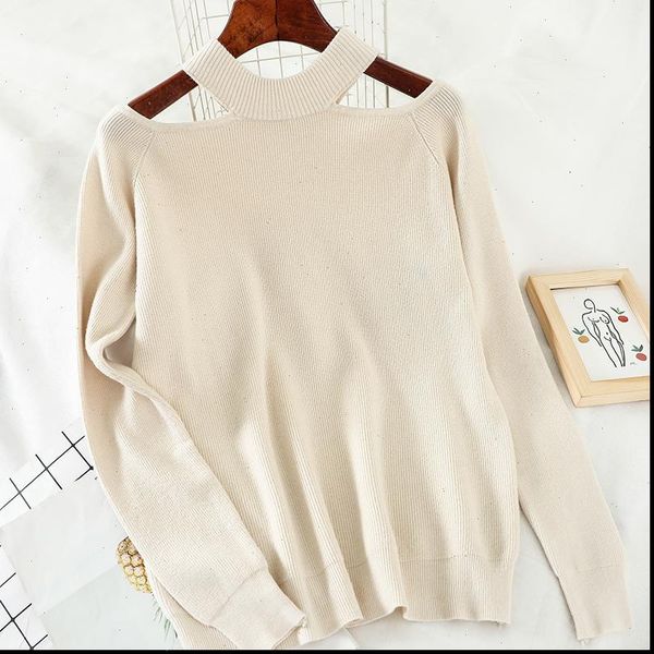 women off shoulder sweater for women streetwear fashion long sleeve casual solid knit pullovers femme sweater 2021 autumn, White;black
women off shoulder sweater for women streetwear fashion long sleeve casual solid knit pullovers femme sweater 2021 autumn, White;black