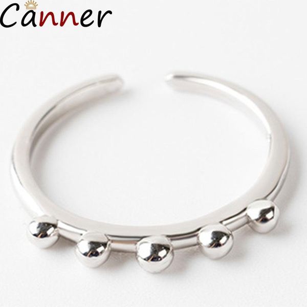 cluster rings canner 925 sterling silver ring opening adjustable women personality fashion jewelry dot for gifts, Golden;silver
cluster rings canner 925 sterling silver ring opening adjustable women personality fashion jewelry dot for gifts, Golden;silver
