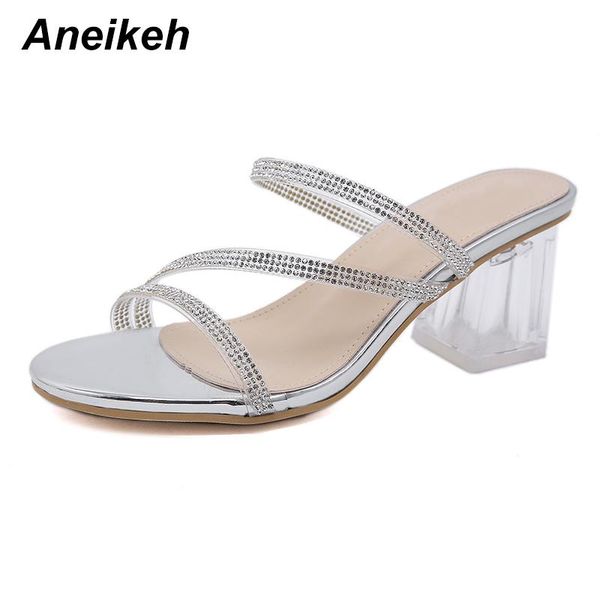 slippers aneikeh 2021 women shoes fashion shallow summer pvc peep toe square heel bling slides polka dot outside casual, Black
slippers aneikeh 2021 women shoes fashion shallow summer pvc peep toe square heel bling slides polka dot outside casual, Black