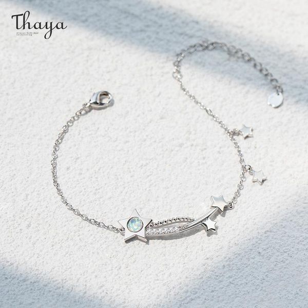 link, chain thaya stars bracelet for women with colorful opal female 2021 charms fashion daily party jewelry birthday gift, Black
link, chain thaya stars bracelet for women with colorful opal female 2021 charms fashion daily party jewelry birthday gift, Black