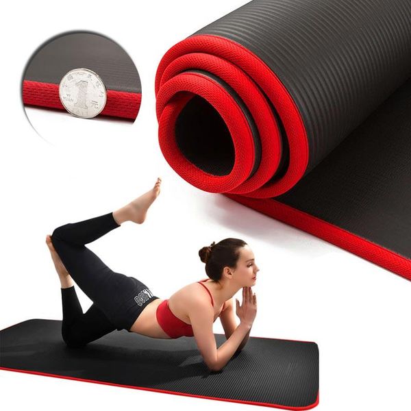 yoga mats 10mm extra thick 183cmx61cm nrb non-slip sports fitness for men women tasteless pilates gym mat bag with bandages
yoga mats 10mm extra thick 183cmx61cm nrb non-slip sports fitness for men women tasteless pilates gym mat bag with bandages