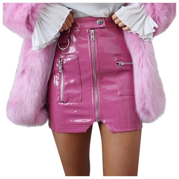 skirts 2021 women's fashion casual high waist solid skirt pocket zipper stitching short a-line mini leather sexy, Black
skirts 2021 women's fashion casual high waist solid skirt pocket zipper stitching short a-line mini leather sexy, Black