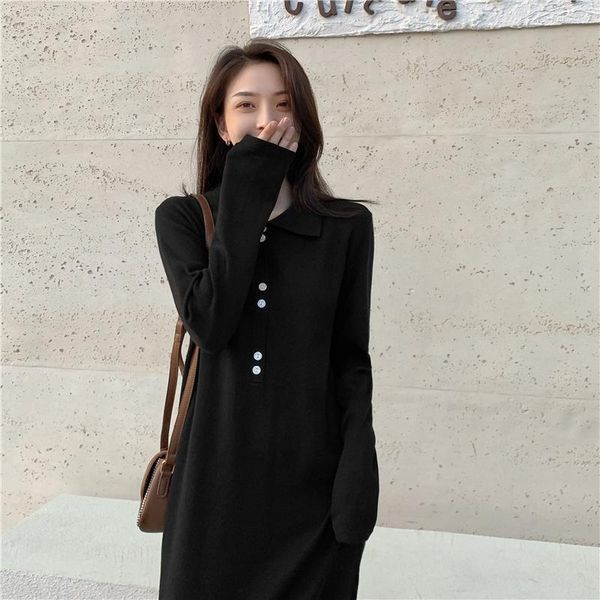 women's hoodies & sweatshirts ~ knitted dress for women 2021 autumn and winter loose, Black
women's hoodies & sweatshirts ~ knitted dress for women 2021 autumn and winter loose, Black
