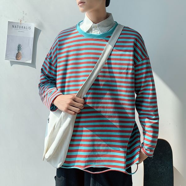 2021 new men's fashion stripe printing clothes loose coats hoodies cotton clothing pullover casual male sweatshirts big size m-5xl 8q0p, Black
2021 new men's fashion stripe printing clothes loose coats hoodies cotton clothing pullover casual male sweatshirts big size m-5xl 8q0p, Black